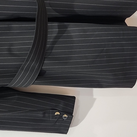 Ganni Striped Belted Blazer (SZ 50) - Picture 8 of 16